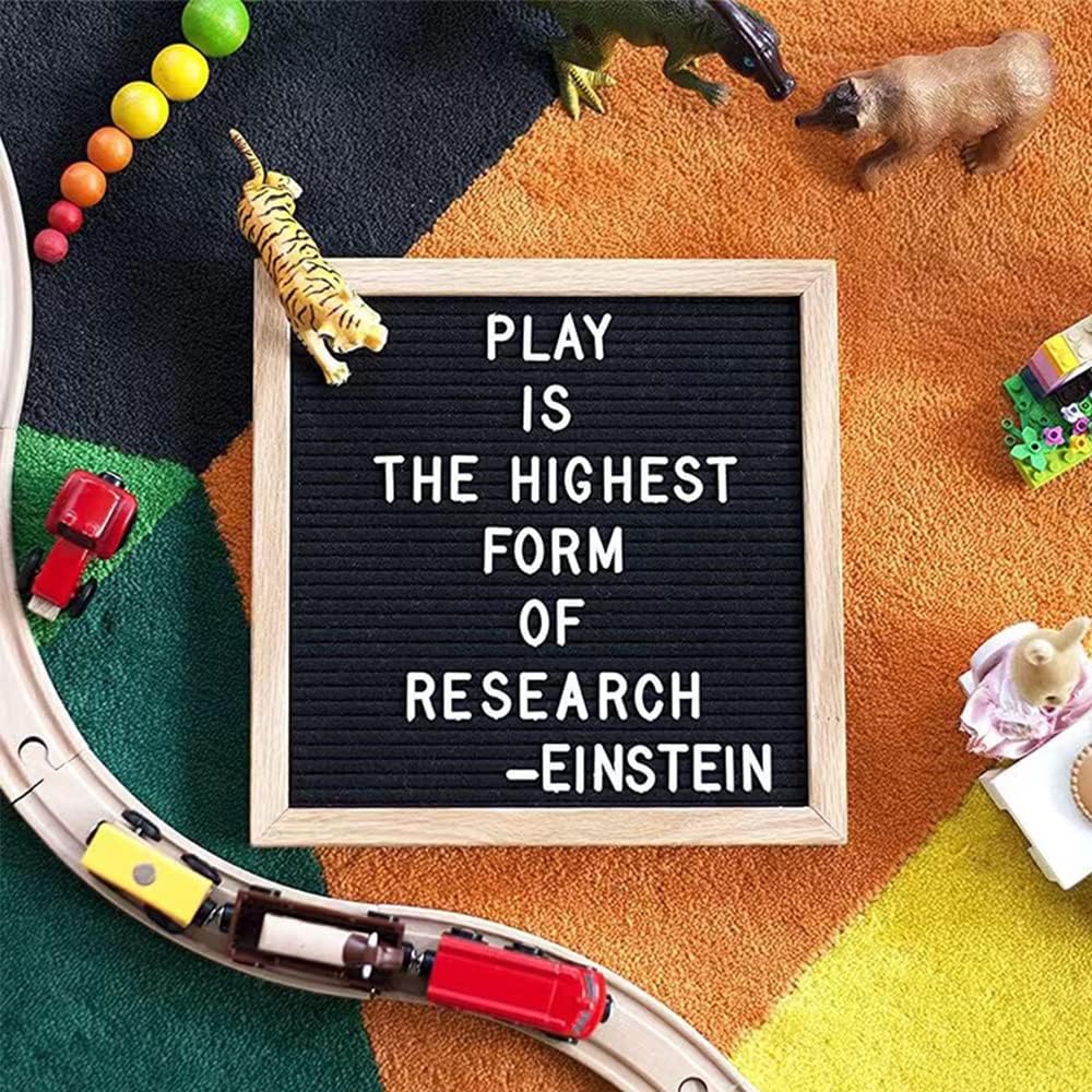 Felt Letter Message Board 340 Letters,Letter Board Sign with Stand, 10X10 Inch for Baby & Pregnancy Announcement Sign,for Party Home Decor - Image 4