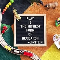 Vista 4 de Tablero de mensajes de fieltro de 340 letras, letrero con soporte, 10 x 10 pulgadas para bebé y embarazo, para decoración del hogar y fiesta