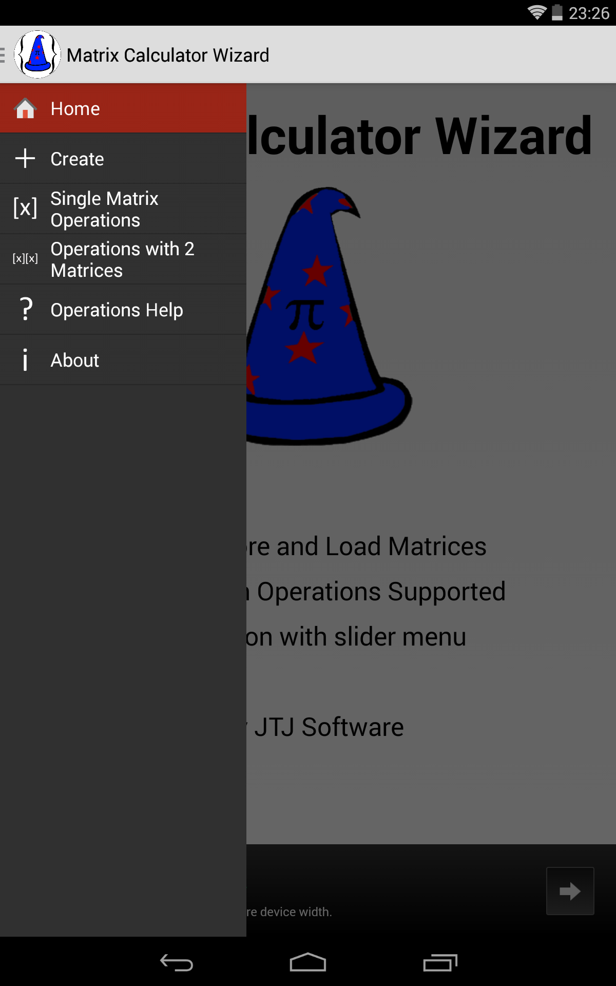 Matrix Calculator Wizard - App on Amazon Appstore