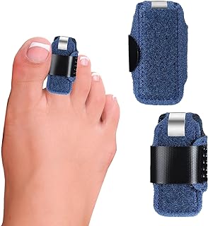 Toe Splint for Broken Toe U-Shaped Toe Corrector Brace Toe Straightener Adjustable Fixed Support