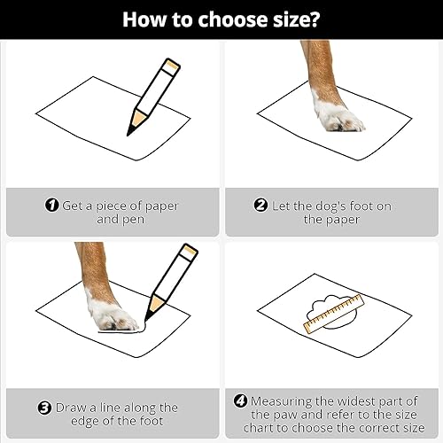 Miniatura 3 de Zapatos para perros para pavimento caliente, antideslizantes, botas y protectores de patas para perros grandes, transpirables, pequeños, medianos y