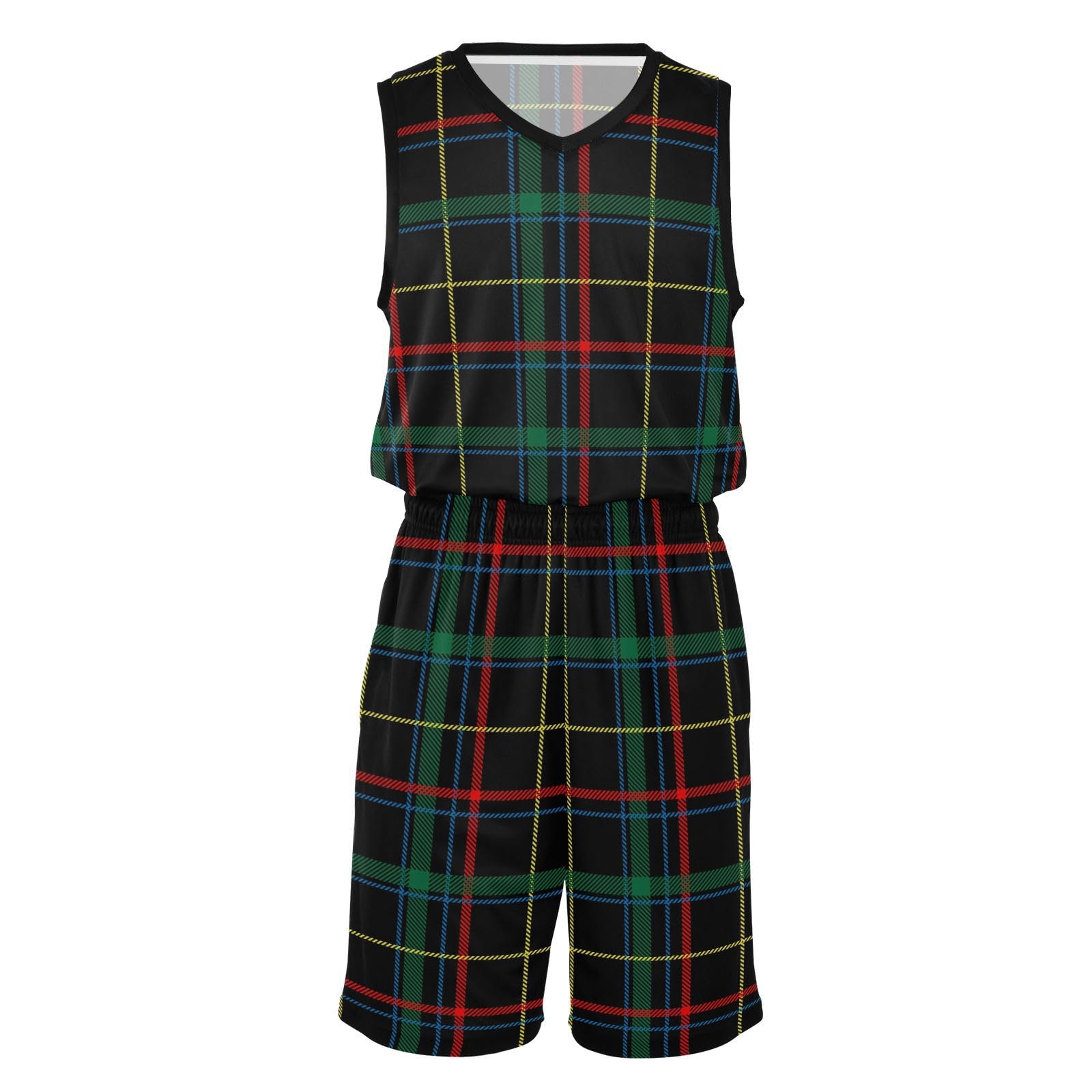 Camiseta de baloncesto y pantalones cortos para entrenar cómodo en Navidad 7