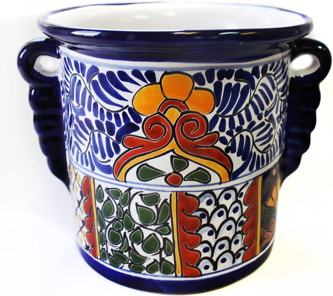Talavera Wine Chiller - 8.375" x 8" Tall