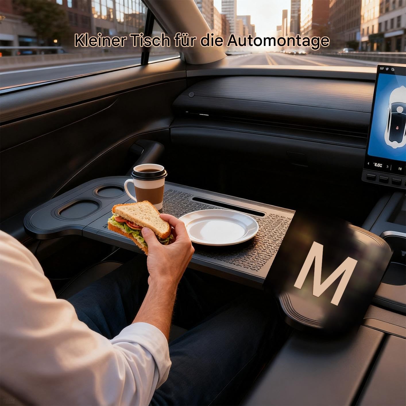 Tisch Klappbares Auto Zubehör | Automobil Essenstablett Für Fahrer Pendler Reisen Camping SUV Wohnmobil Limousine