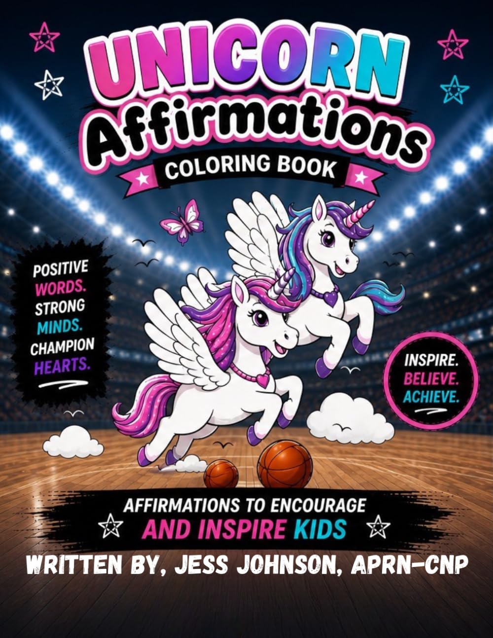 Affirmation Unicorns Coloring Book
