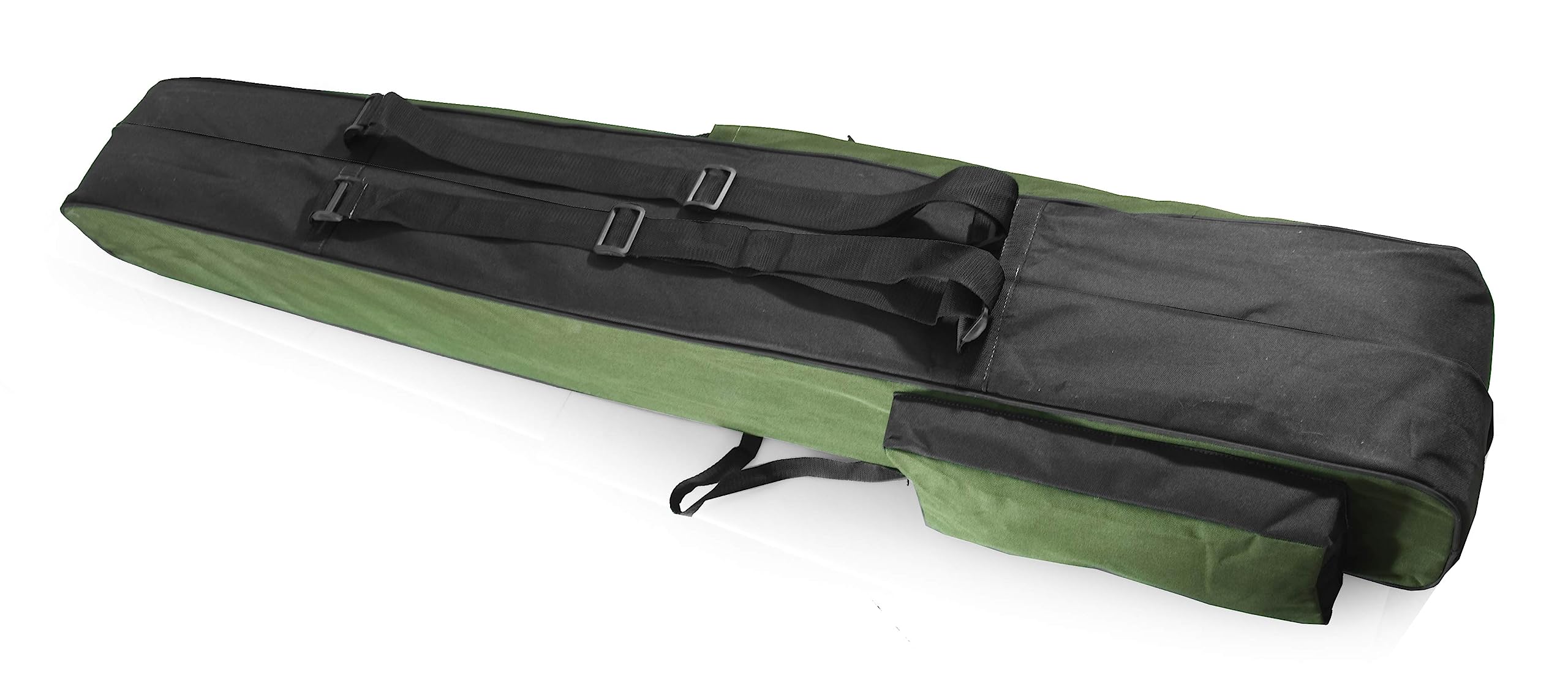 Rutentasche Angelkoffer mit 1, 2 oder 3 Fächern – Angeltasche für 80 bis 190 cm Ruten – Robuste Fishing Tasche für Angelzubehör