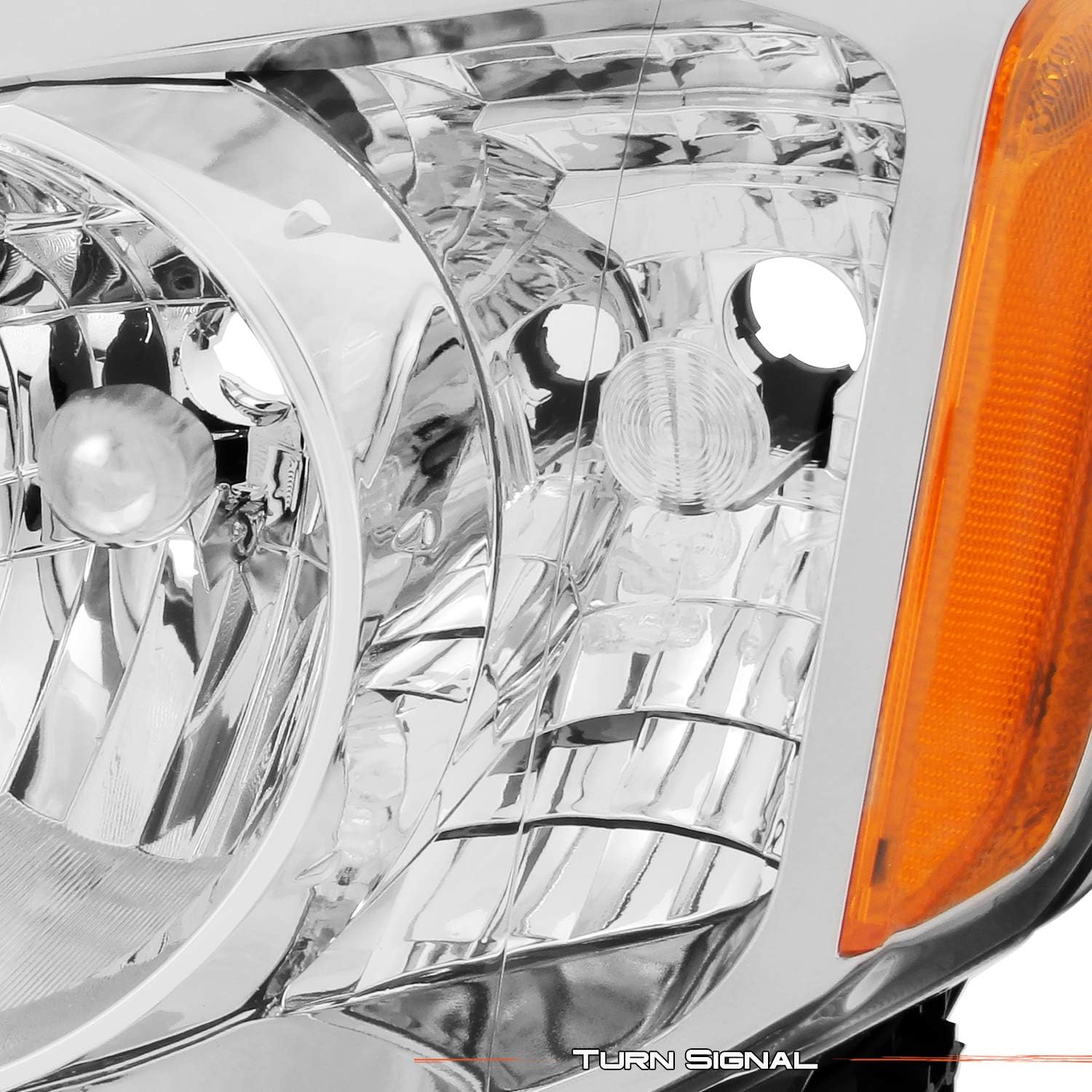 AKKON - For 2009-2011 Honda Pilot Amber Corner Front Headlamps Pair Left Driver + Right Passenger