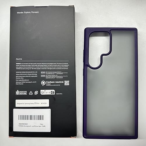 Miniatura 39 de TORRAS Funda a prueba de golpes para Samsung Galaxy S24 de 6.2 pulgadas, 12 pies de grado militar, probada contra caídas, parte trasera dura mate