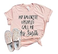 Algopix Similar Product 9 - My Favorite People Call Me Mrs Shirt