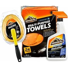 Armor All Interior Detailer Spray Car Cleaning Kit with Microfiber Towel and Microfiber Duster, 16 Fluid Ounce 3 Piece Kit