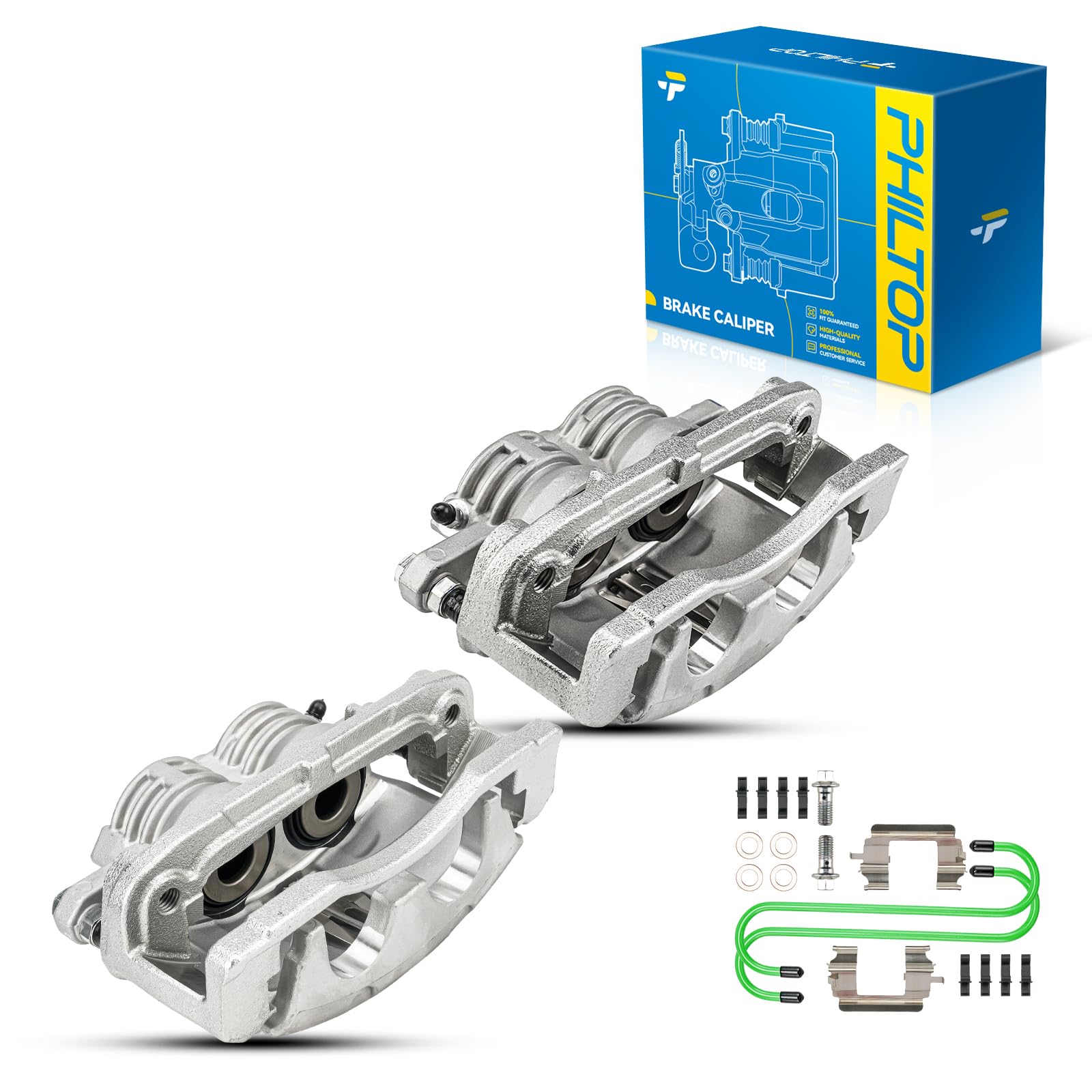 PHILTOP Brake Caliper Front Fit for 2002-2005 Chevrolet Trailblazer