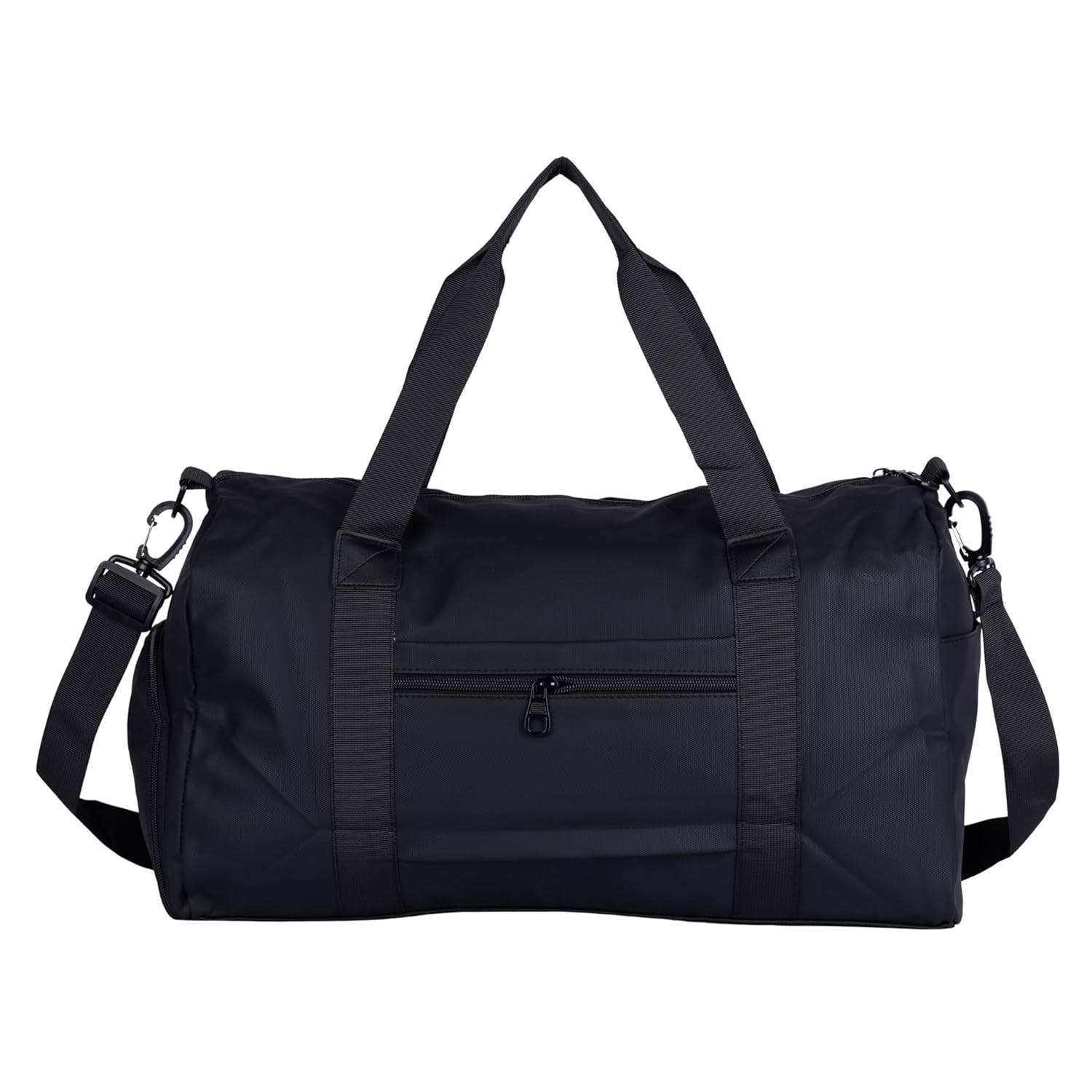 Large Travel Gym Duffle Bag for Men Women – 47cm Water-Resistant Sports Bag with Shoe Compartment, Adjustable Strap, Multiple Pockets for Workout, Fitness, Travel, Weekend (Black)