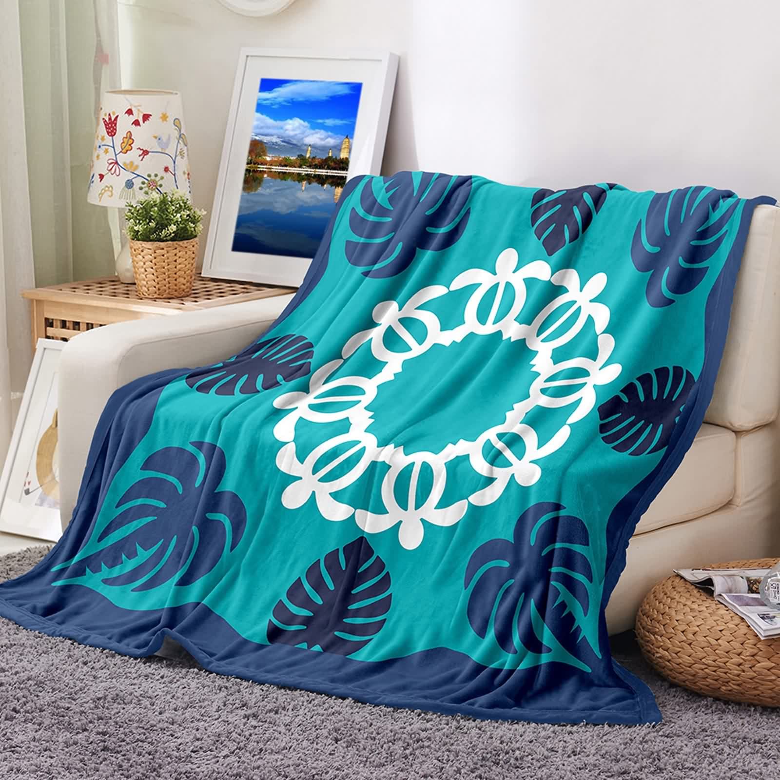 Couverture chaude hiver flannel contre le froid plaid doux lit adulte