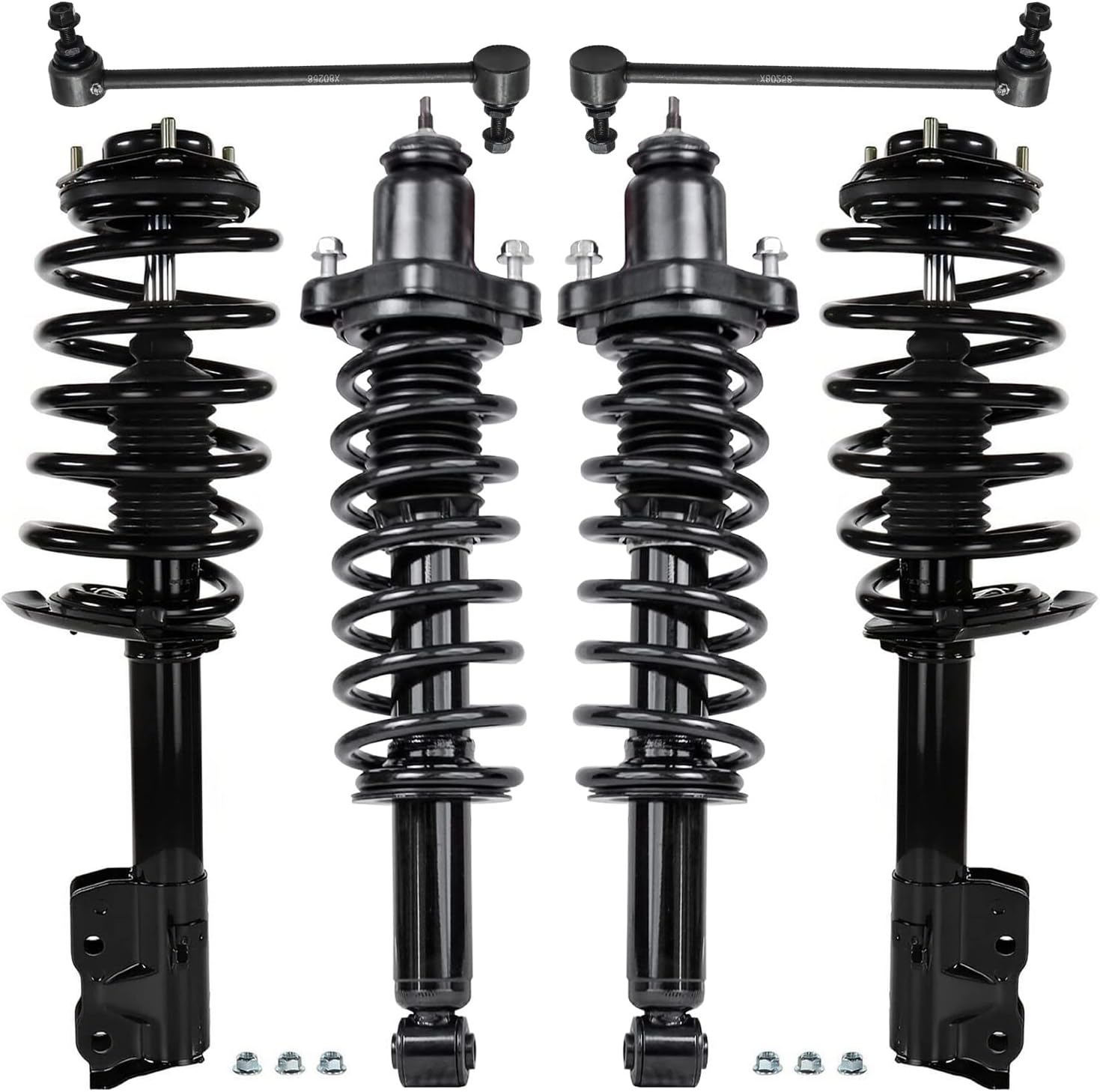 Detroit Axle FWD 6pc Front Struts Kit for Jeep 1216