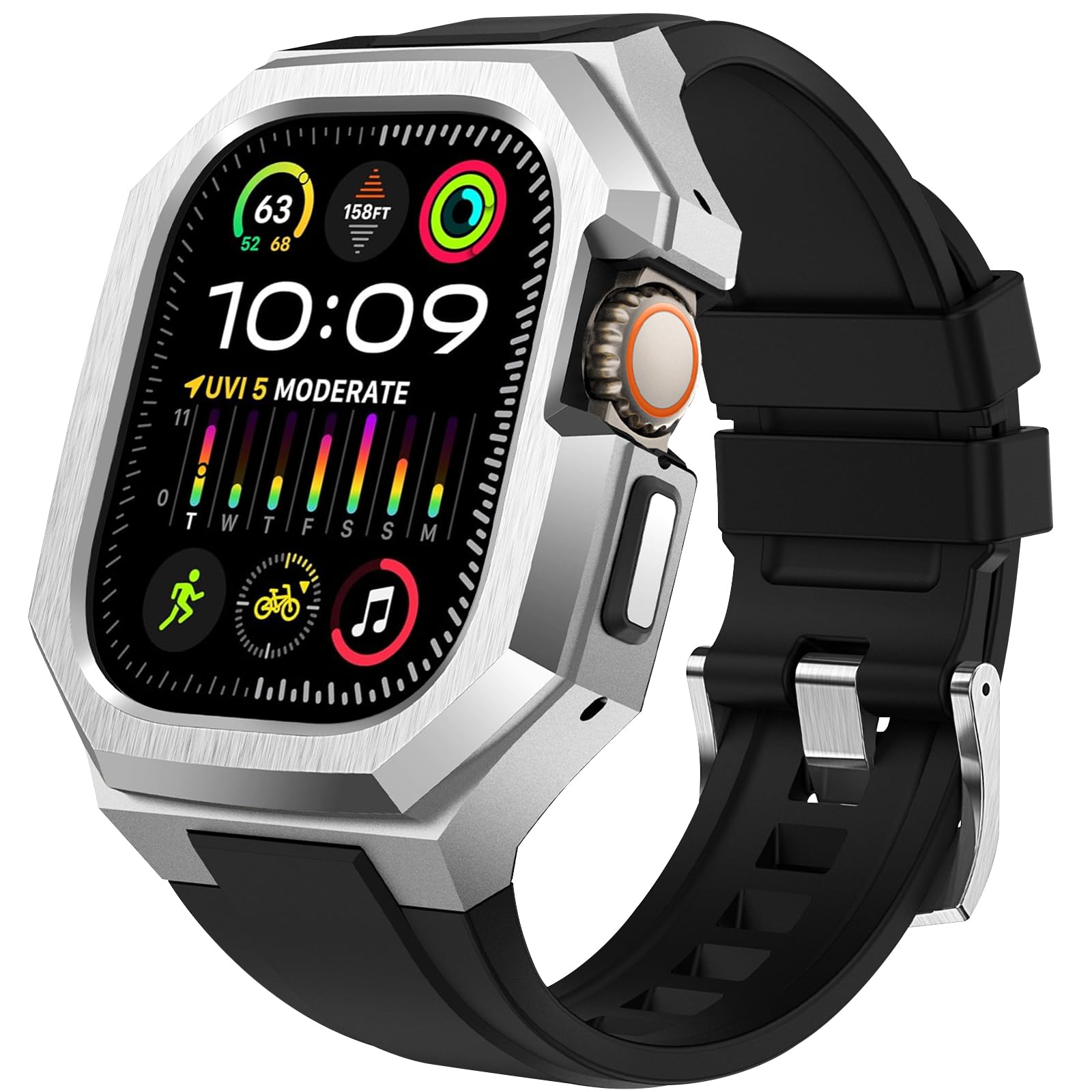 Amazon.co.jp: OOULOVE コンパチブル アップルウォッチ バンド 44mm