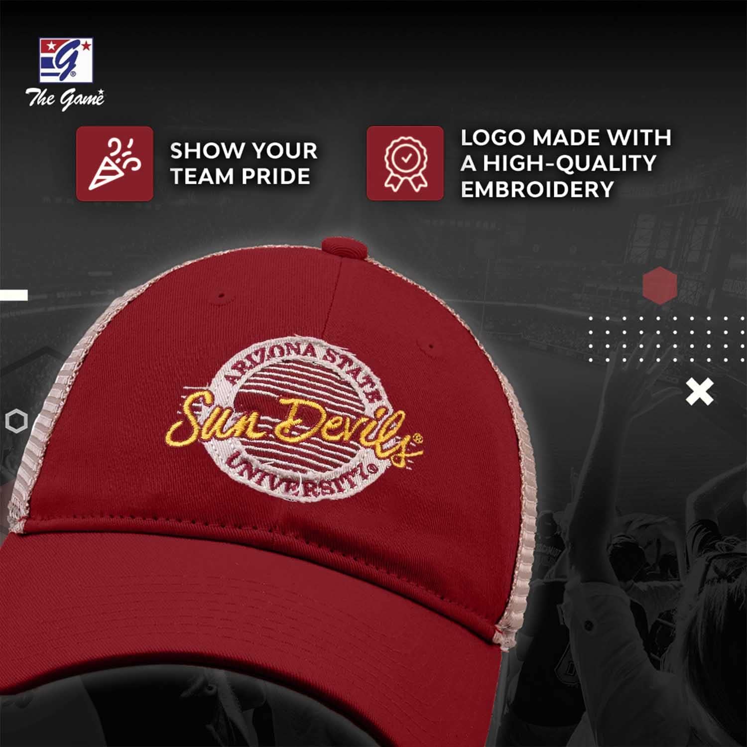 The Game NCAA Snapback - Patch Meshback - Classic Comfort - Adjustable Size - Let Everyone Know which Team You Support - Image 5