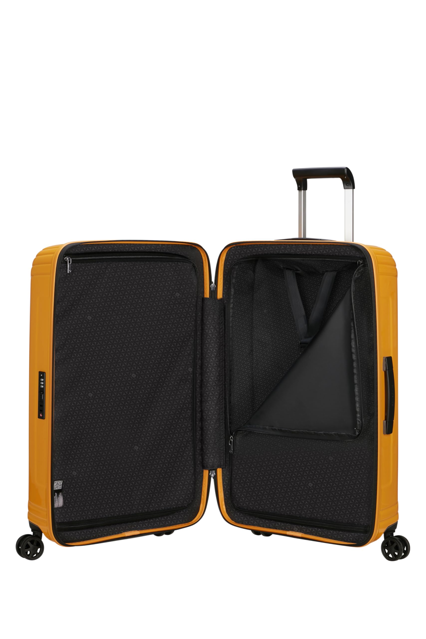 Samsonite Neopulse - Spinner M, Valigia, 69 cm, 74 L, Giallo (Metallic Radiant Yellow)