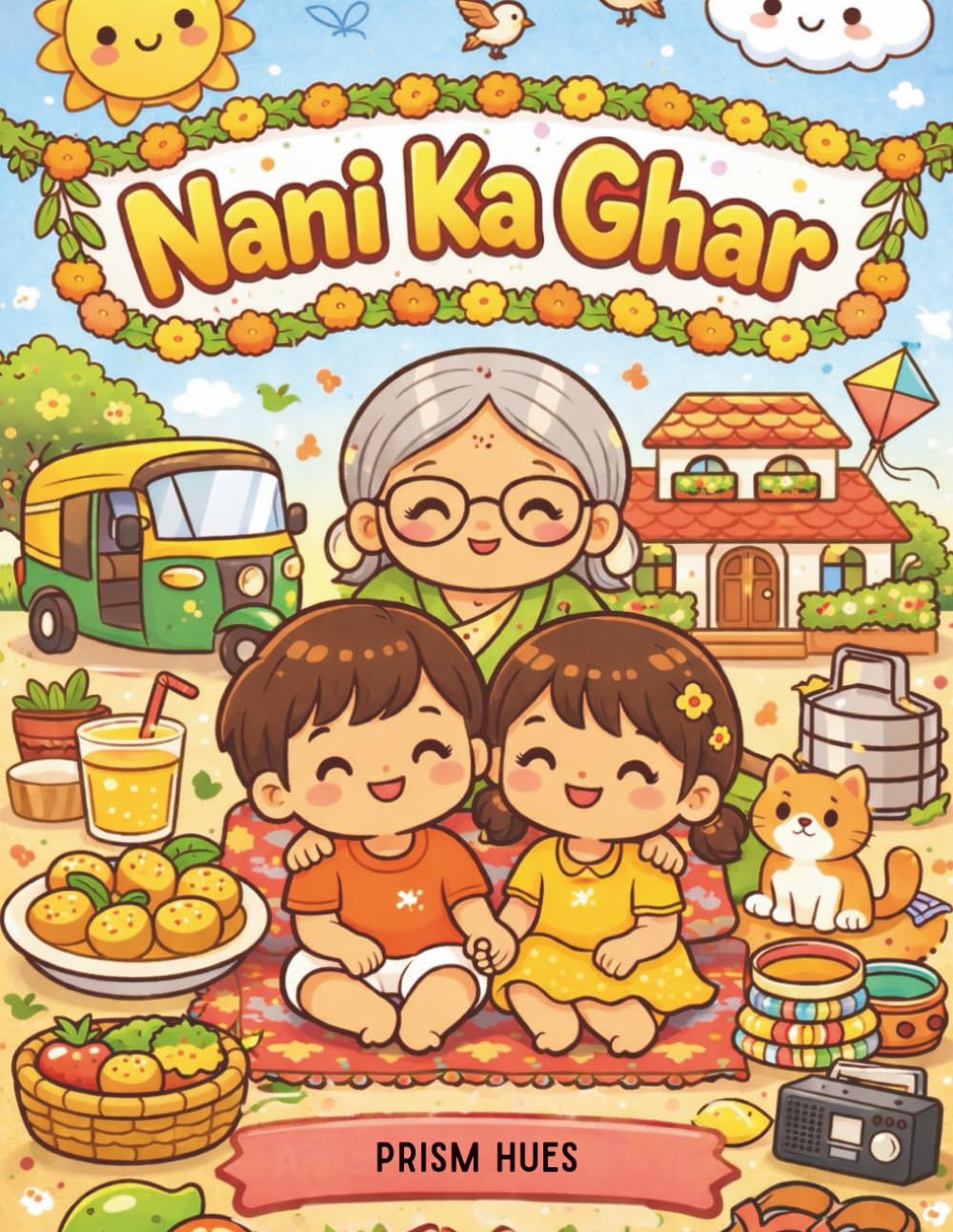 Nani Ka Ghar Coloring Book: Indian Family & Childhood Memories Coloring Book (Desi Moments Coloring Series)