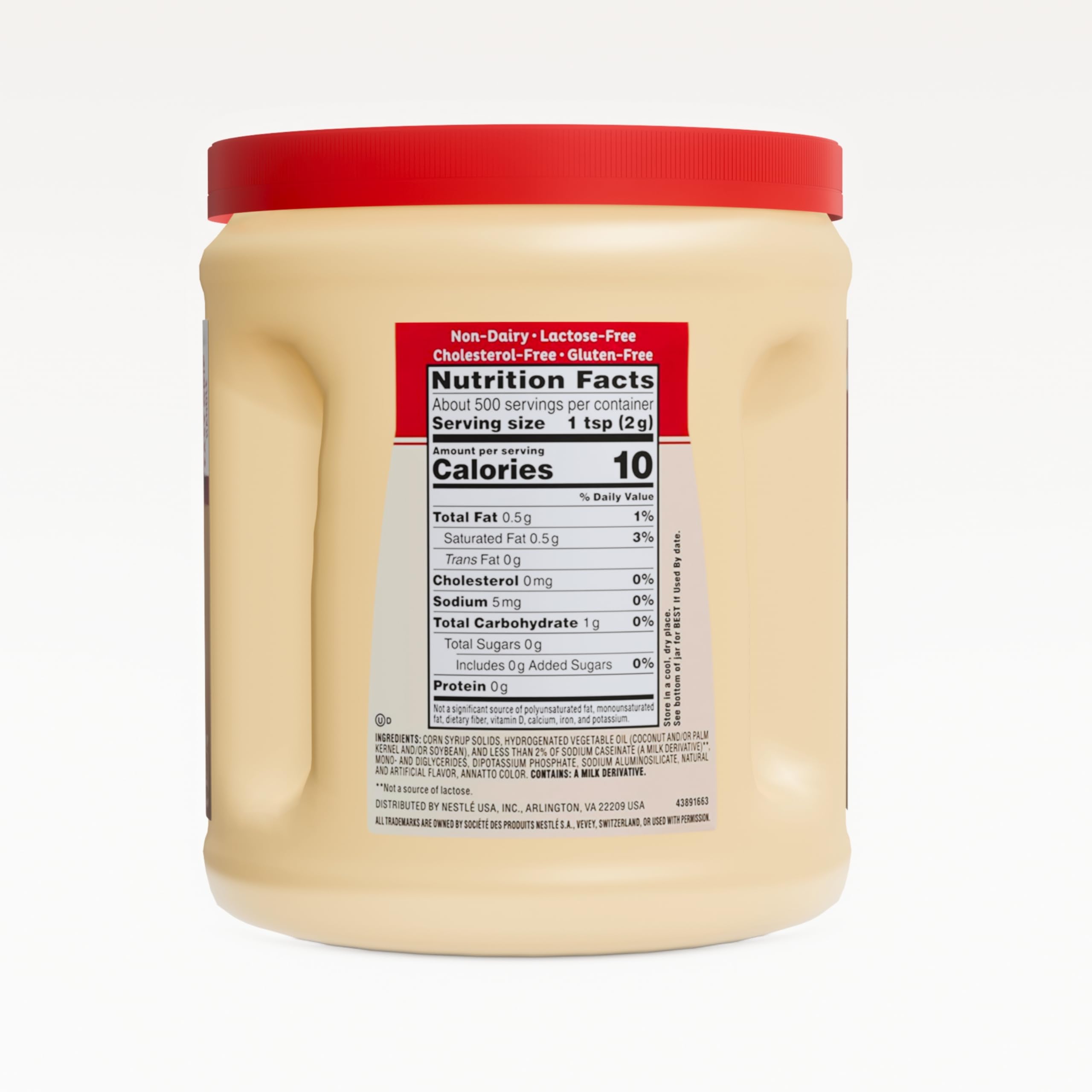 Coffee Mate 2kg – Crema en polvo para café, alternativa a la leche, hace tu café más cremoso – Pack Laborawi (2 x 1kg)