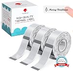 Phomemo D30 Label Maker Continuous Label Tape, Black on Mint Green, Light Orange, Lavender Purple Long Sticker Thermal Paper Self-Adhesive Label Tape, 15 x 6m (19/32 x 2367/32) Long Tape, 3 Rolls