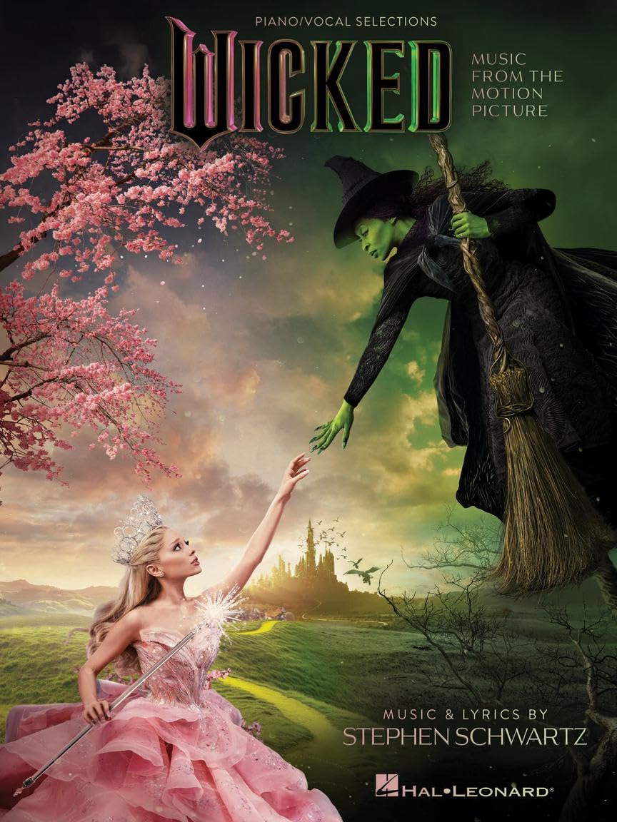 Wicked Piano/Vocal Selections (Melody in the Piano Part) | Sheet Music Book with Movie Adaptation Arrangements for Students Teachers and Musical Theatre Fans | Intermediate Piano Vocal Songbook