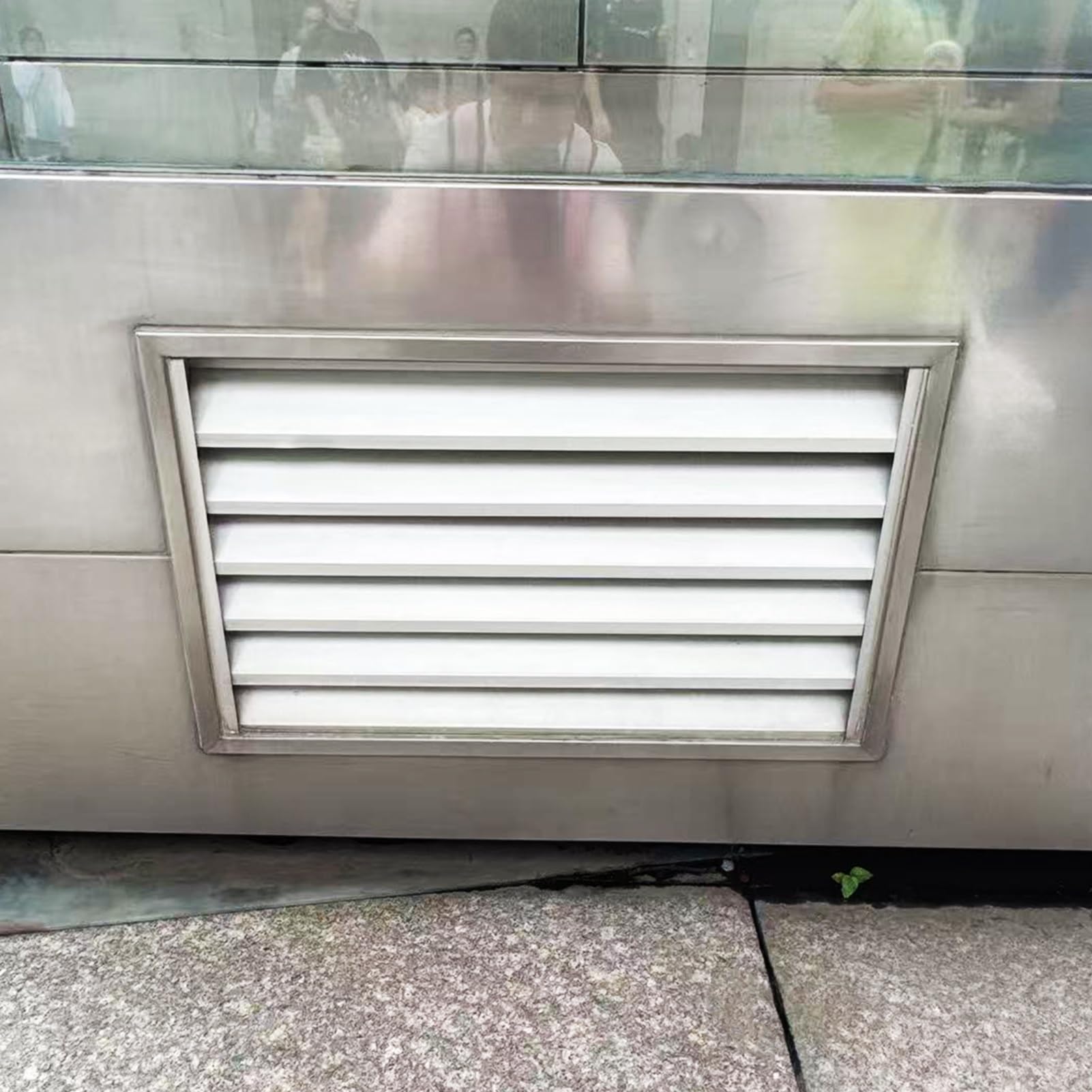 Ventilación de acero inoxidable 304 para paredes exteriores, rejilla de aire resistente a la intemperie para cobertizos y graneros, rejilla de ventilación para cajas generadoras, disipación de calor