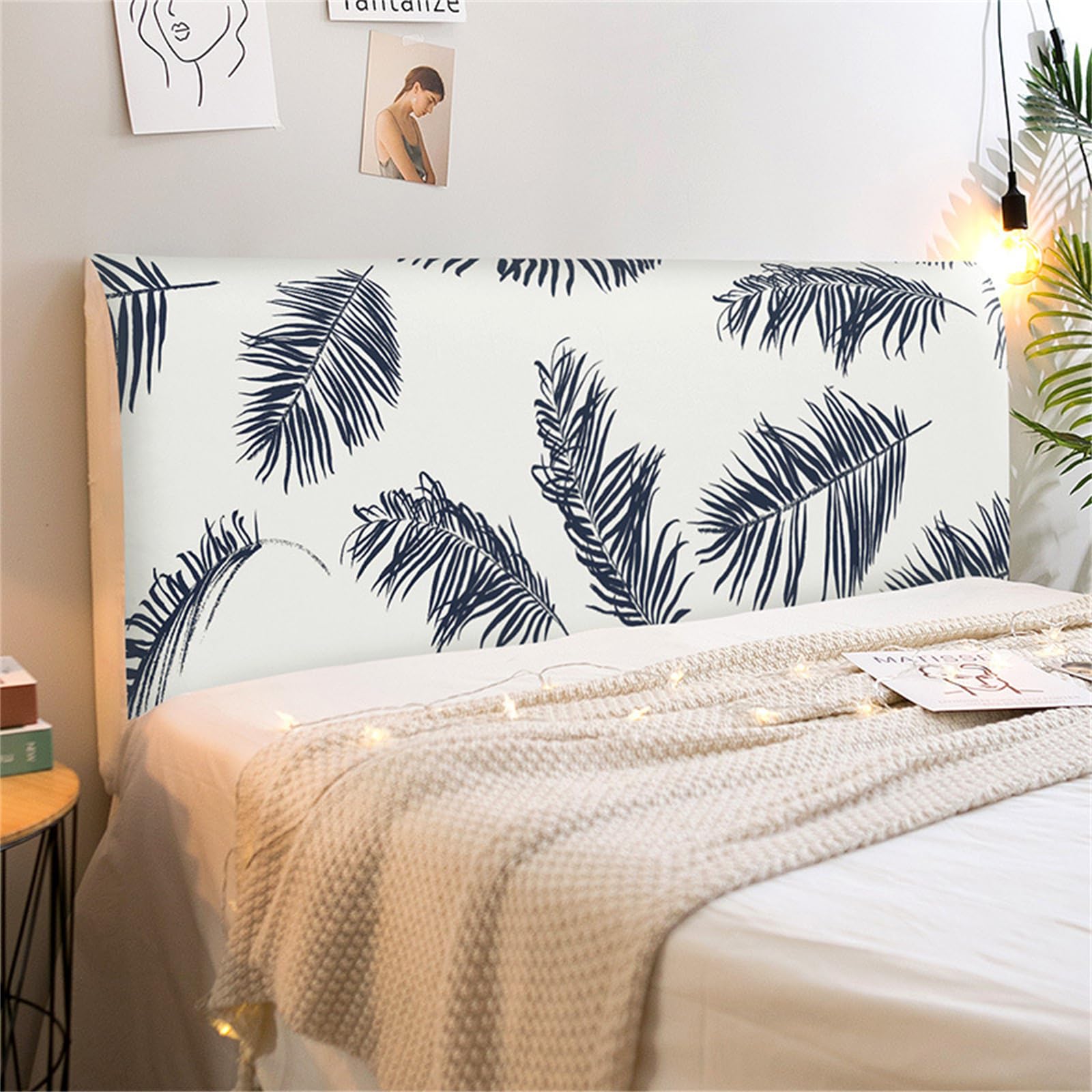 Copritestiera Letto Elastico - Viola | Lavabile | Antipolvere | Per Testiera Piatta O Arcuata - Foto 12