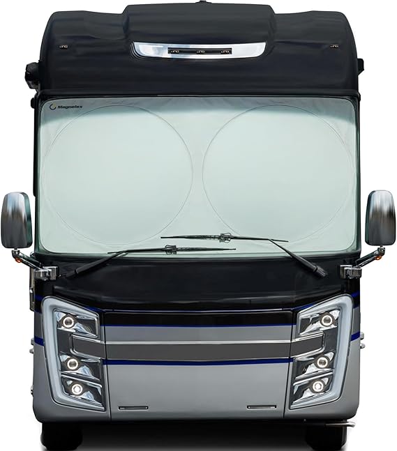 Magnelex RV Windshield Sunshade Foldable Sun Shield for