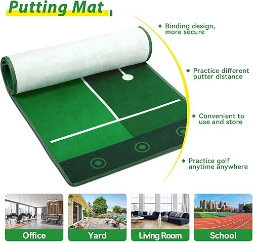 Miniatura 4 de Liberry Juego de golf para niños y niñas de 2, 3 y 4 años, carrito de golf para niños con alfombrilla de puting, juguetes deportivos para interiores