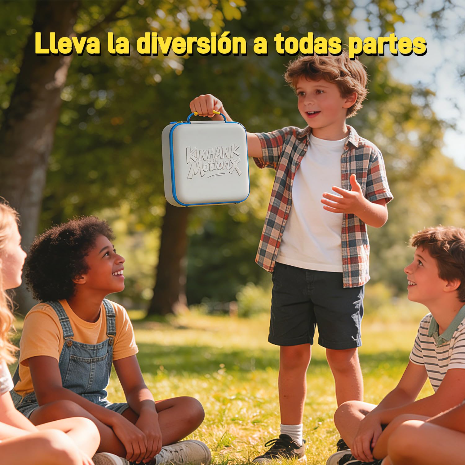 KINHANK MotionX Active Game System Bolsa De Viaje, Funda De Almacenamiento Ligera Y Portátil con Asa para Consola De Juegos Familiar para Interiores Y Accesorios