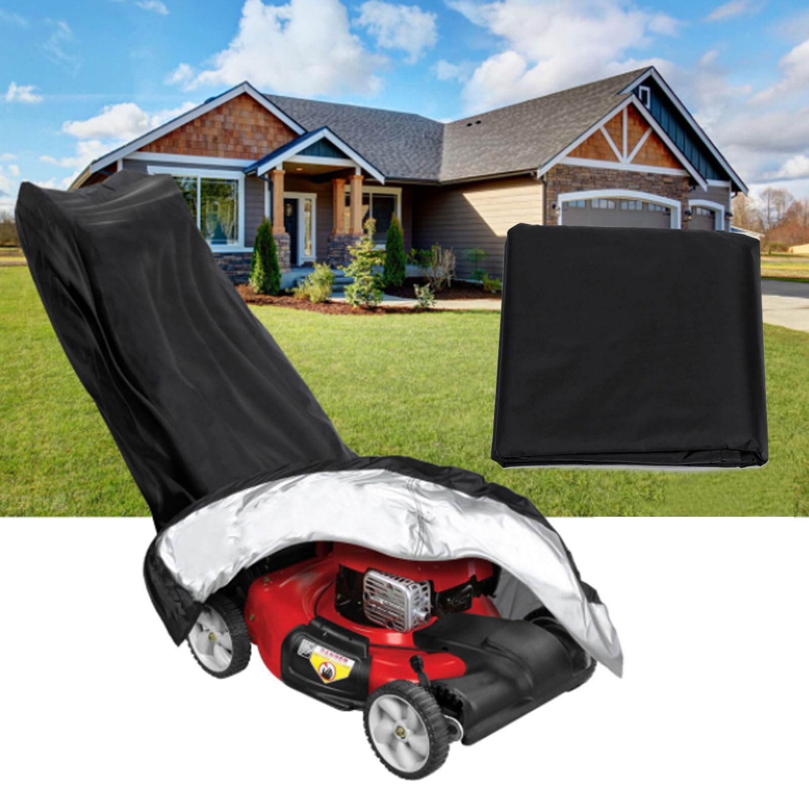 Telo di copertura impermeabile 420D Oxford con cordino, protezione anti-polvere, resistente ai raggi UV