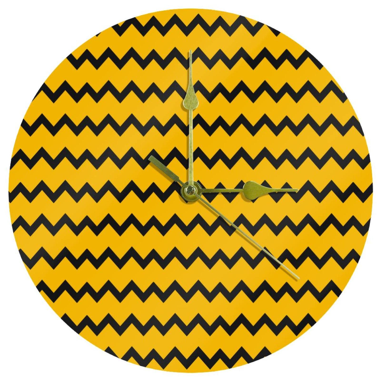 Horloge murale décoration maison et bureau à piles acrylique non graduée
