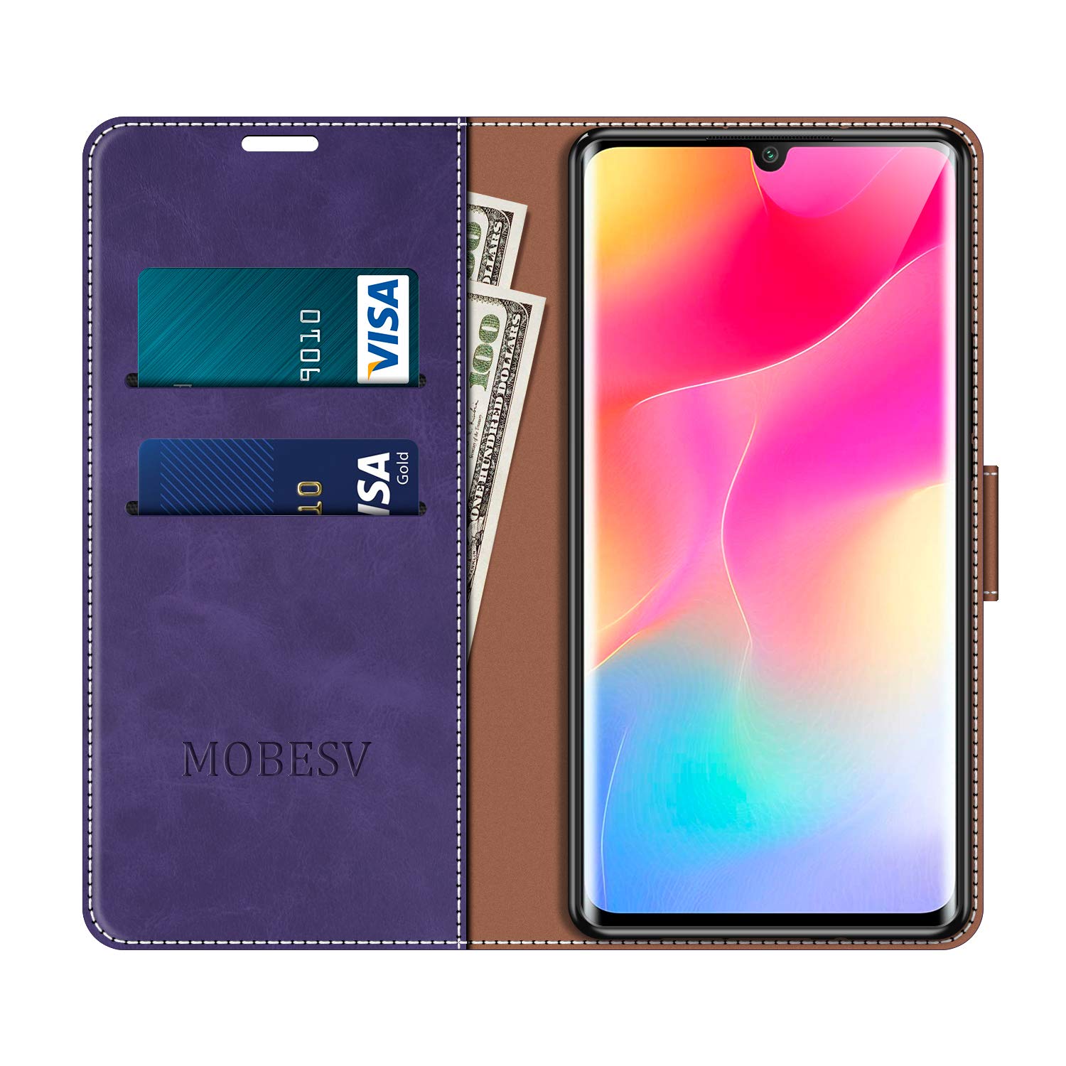 MOBESV Leder-Klapphülle Für Xiaomi Mi 10T Lite – Mit Kartenfach, Ständerfunktion & Magnetverschluss