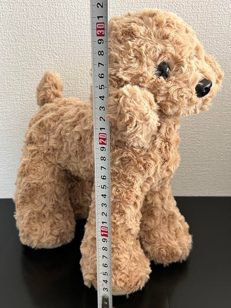 作家ぬいぐるみテディベア　トイプードル犬　わんちゃん 生きてなくても飼える” 世の中にしたくて、 今年本格的に作品
