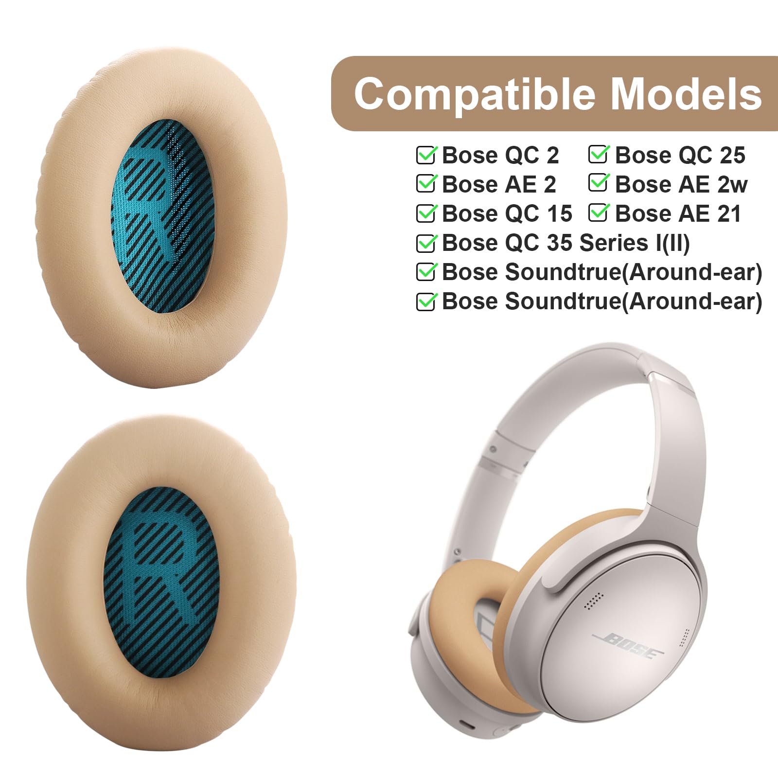 Amazon | Sodorous QC25 イヤーパッド 交換用イヤークッション