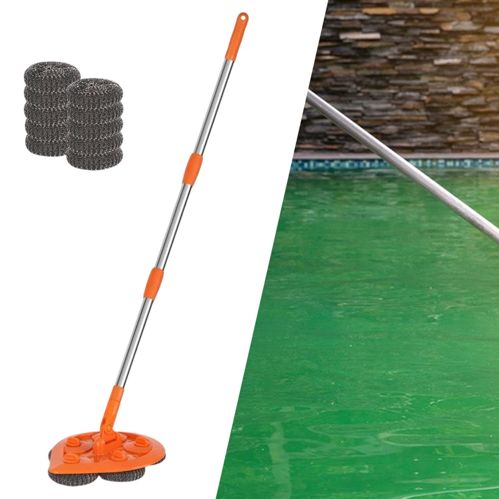 perfk Herramienta de limpieza de de servicio pesado de acero inoxidable de acero inoxidable de acero inoxidable para para limpiar las, 2 Establecer Reemplazar Cabezas