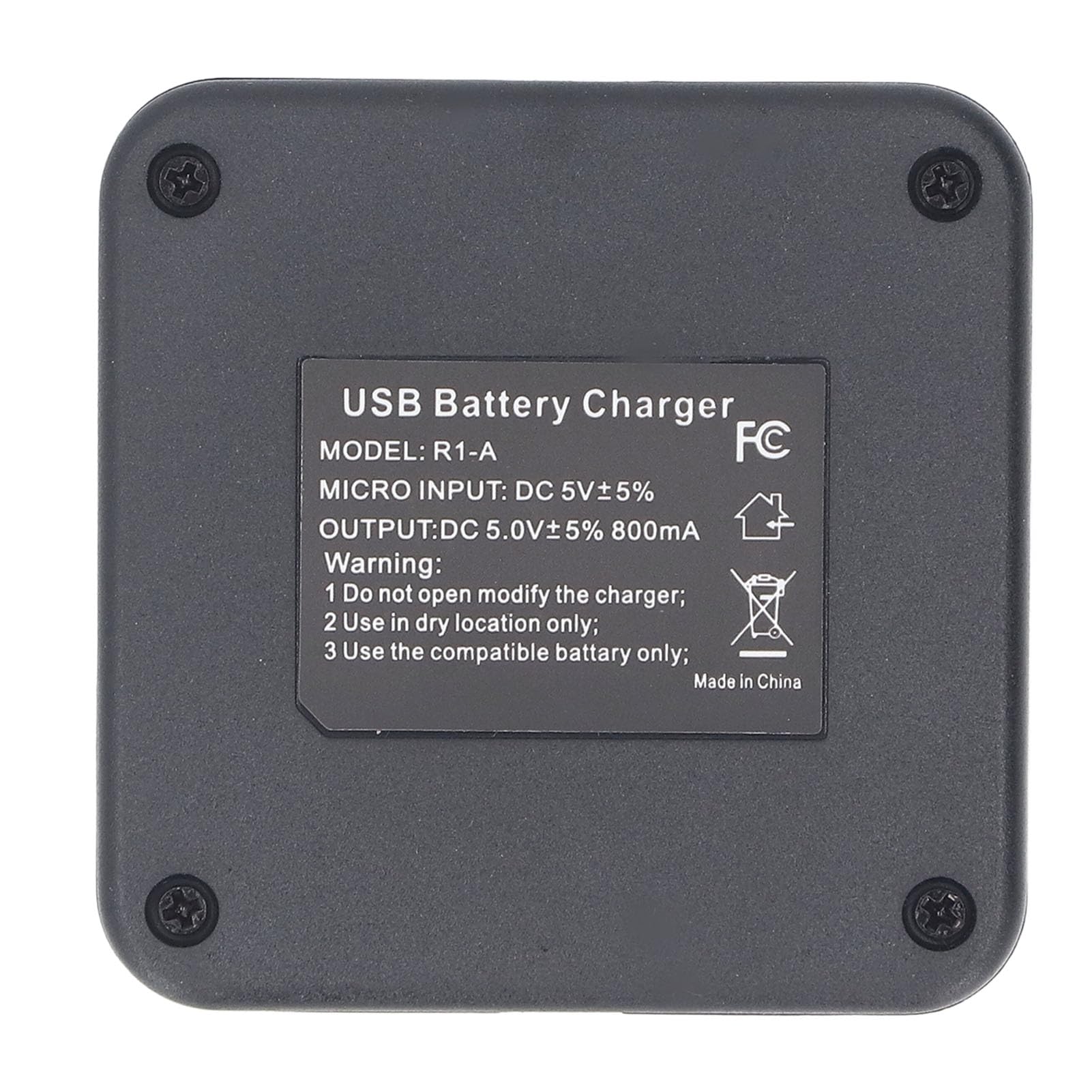 Caricabatterie Ad Anello, Stazione Di Ricarica A Doppia Porta Hub Di Ricarica Per Batteria Spotlight Cam, Videocitofono 2 E Stick Up (batterie Ad Anello NON Incluse - Foto 3