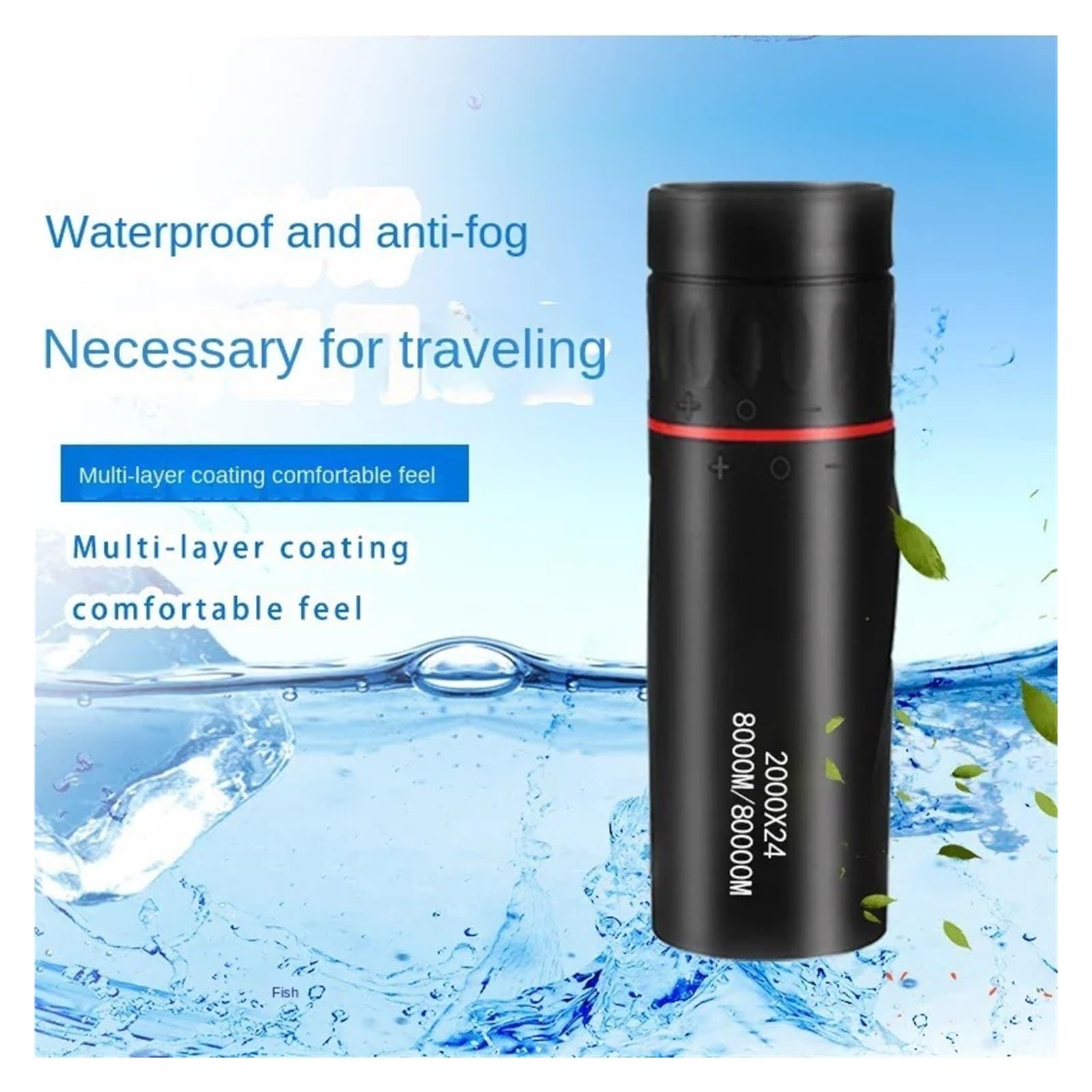 Amazon.com : Binoculars, Portable Monocular Telescope 2000x24 for