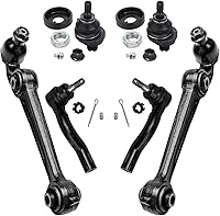 Vista 103 de Detroit Axle - Kit de extremo delantero para Chrysler 300 Dodge Charge 2011-2018 Challenger, 2 brazos de control traseros inferiores, 2 barras