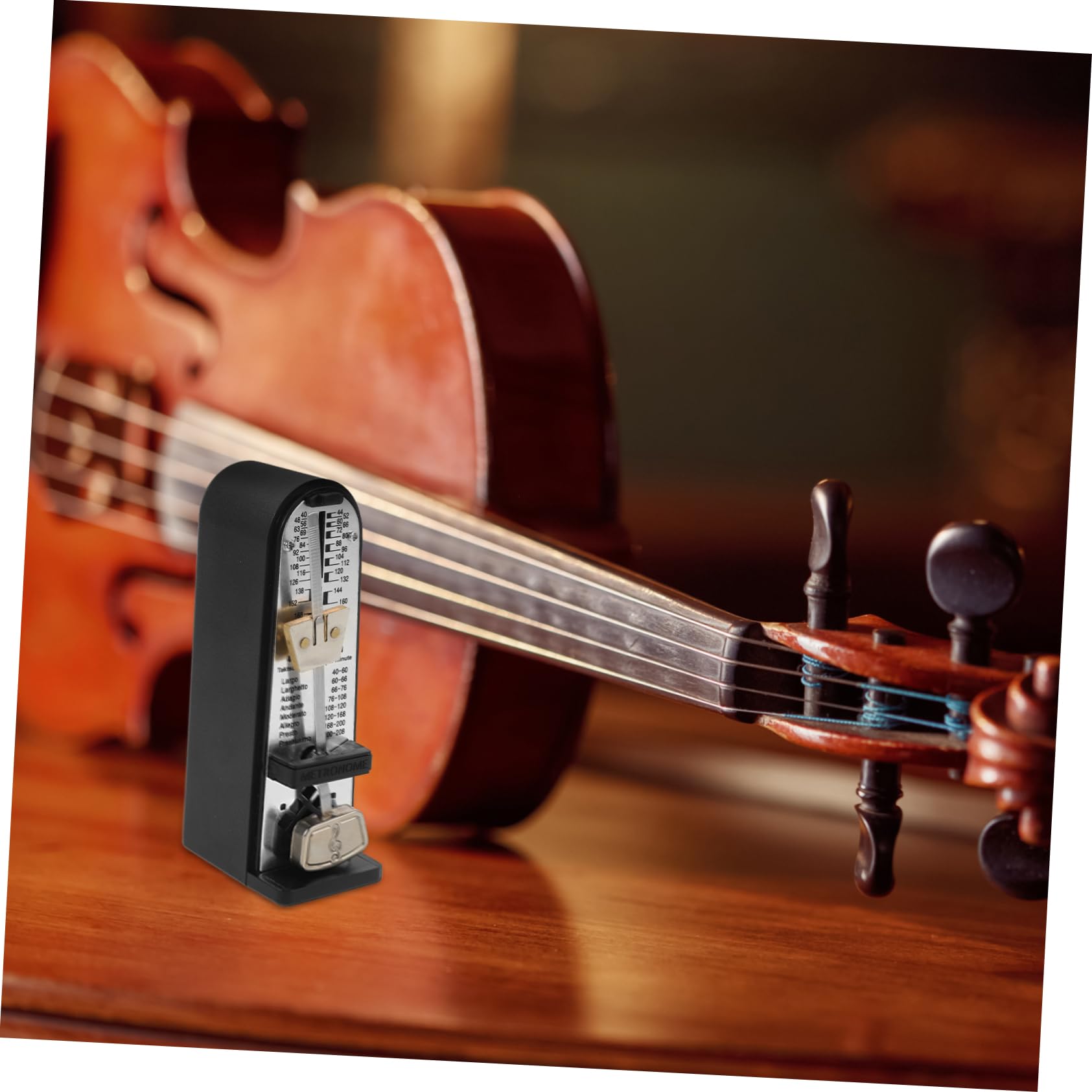 HEMOTON 5 Uds Metrónomo Afinador De Piano Ukelele Digital Afinador De Guitarra Metal