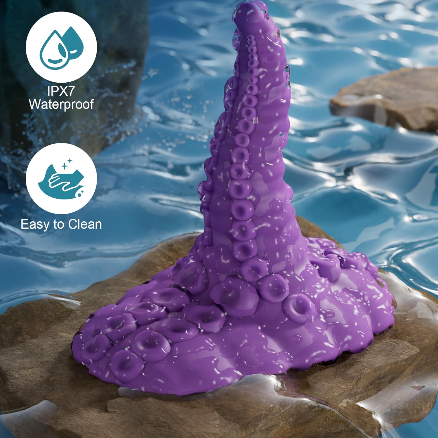 Sex Toys Riding Monster Dildos - Adult Toys Fantasy Tentacle Dildo Vibrator with 10 Modes for G Spot Vagina Anal Sex, Vibrating Suction Cup Vibrator Silicone Dragon Dildo, Women Adult Sex Toys Games