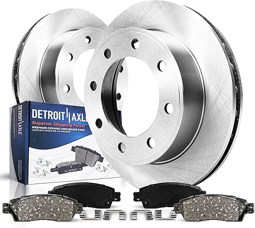Miniatura 24 de Detroit Axle - Kit de freno trasero para Hyundai Santa Fe 2001-2006, Tucson 2005-2009, Kia Sportage 2005-2010 2002 2003 2004 2007 2008 Rotores de