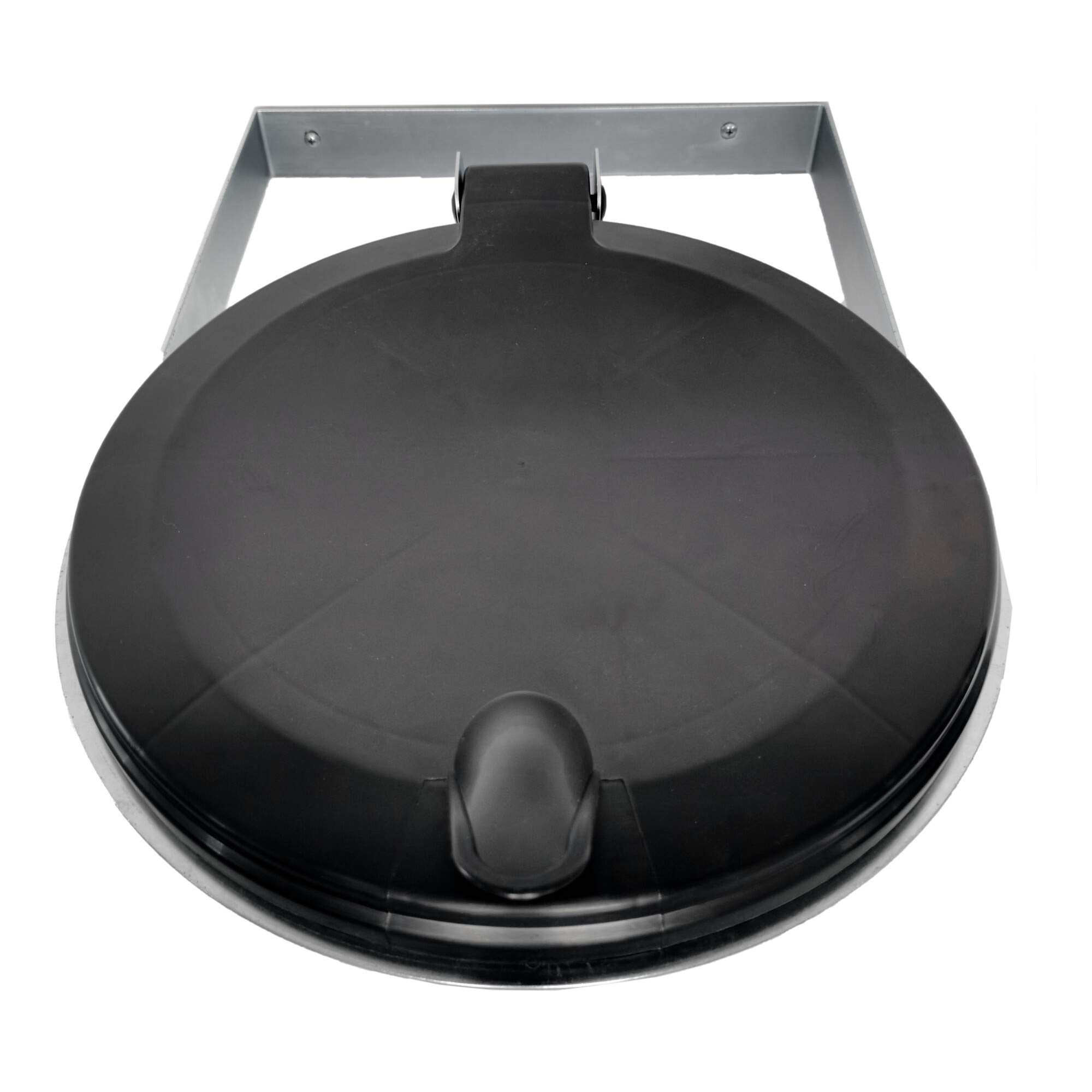 STIER Support pour sacs poubelles pour fixation murale, noir, pour volume de 120 l, lxPxH 550x370x100 mm