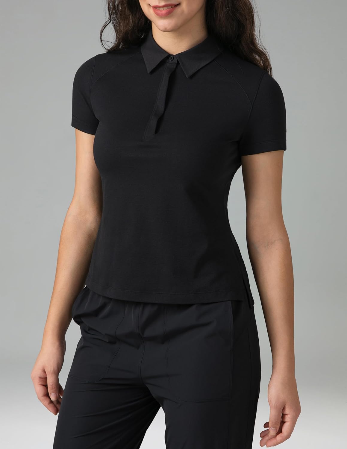 Colorfulkoala Women's Golf Shirts Short Sleeves Tennis Polo with Collar Athletic Shirt Quick Dry - Image 2