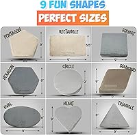 Vista 2 de Plush Blocks Formas - Lujoso juguete con forma de felpa para aprender, jugar y apilar (Castle Rock)