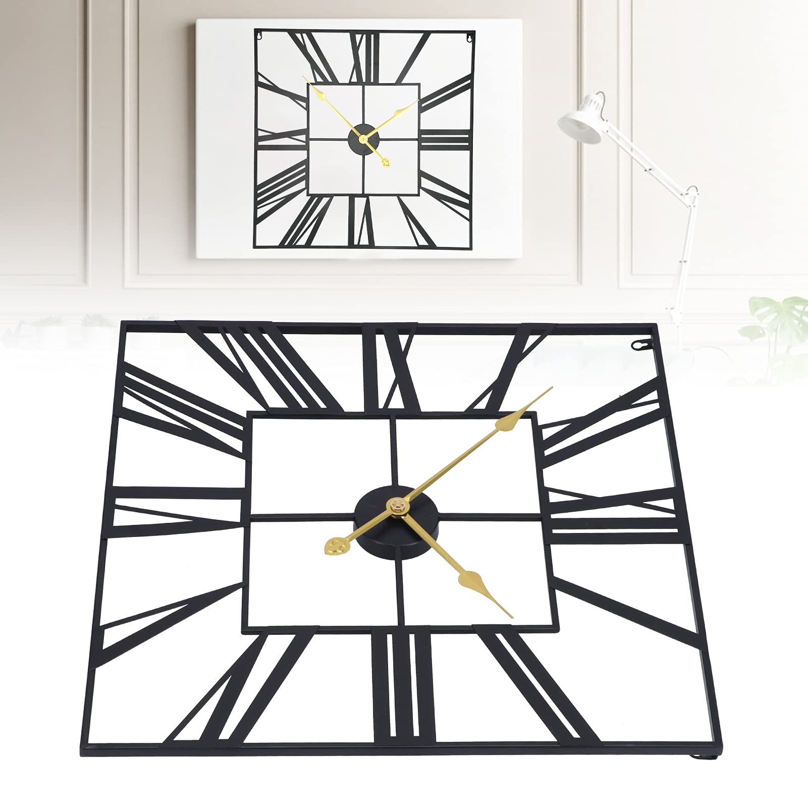 Reloj De Pared con Números Romanos, Moderno Y Moderno, Regalo Silencioso para Su Familia O Amigos