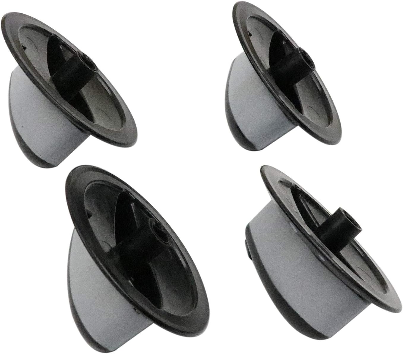 NEW Surface Gas Range Burner Knob 4 Pack Replacement for Whirlpool, Maytag, Magic Chef AP4100044 PS2088607 EA2088607 74011287