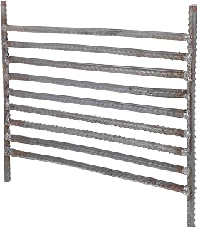 Heavy Duty Steel Fireplace Grate Firewood Holder for Iron Stove