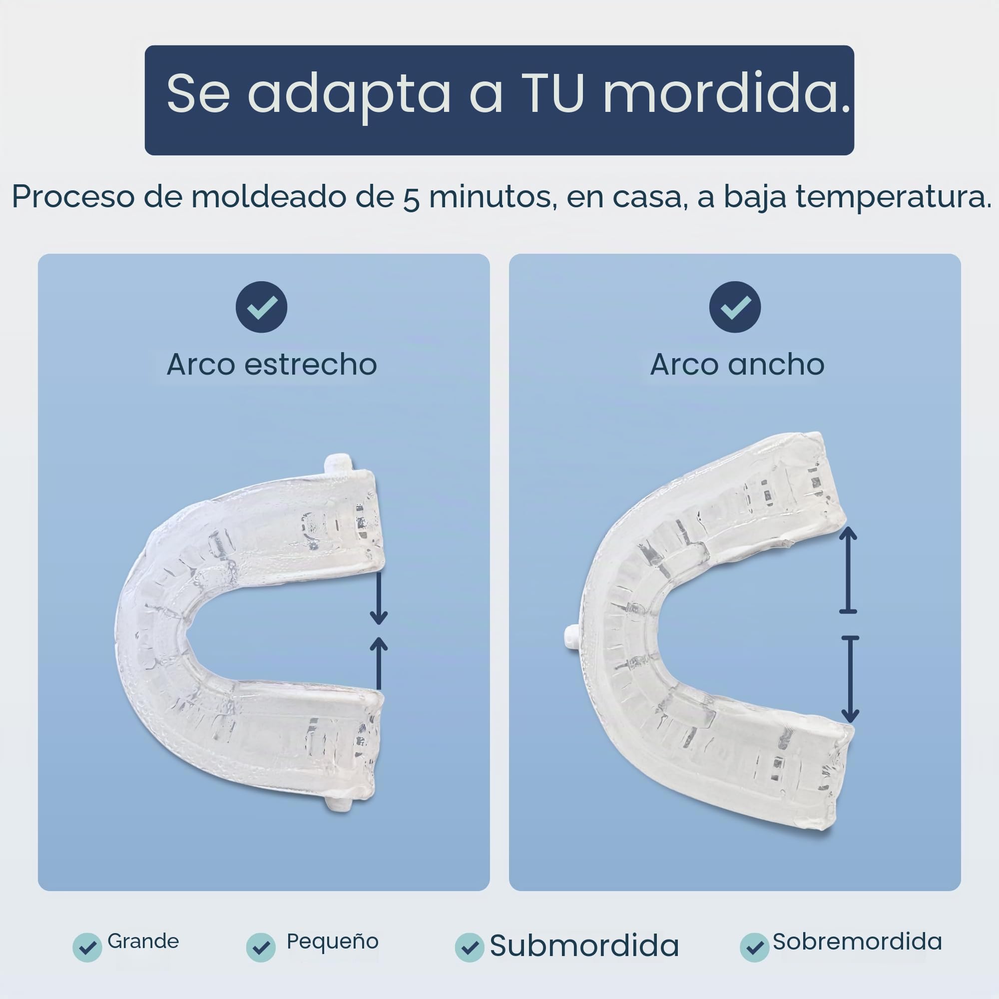 Somnofit-S - Protector bucal antirronquidos de lujo, boquilla antironquidos, 510 (k) aprobado por la FDA, fabricado en Suiza, dispositivo personalizable para detener los ronquidos, reduce los