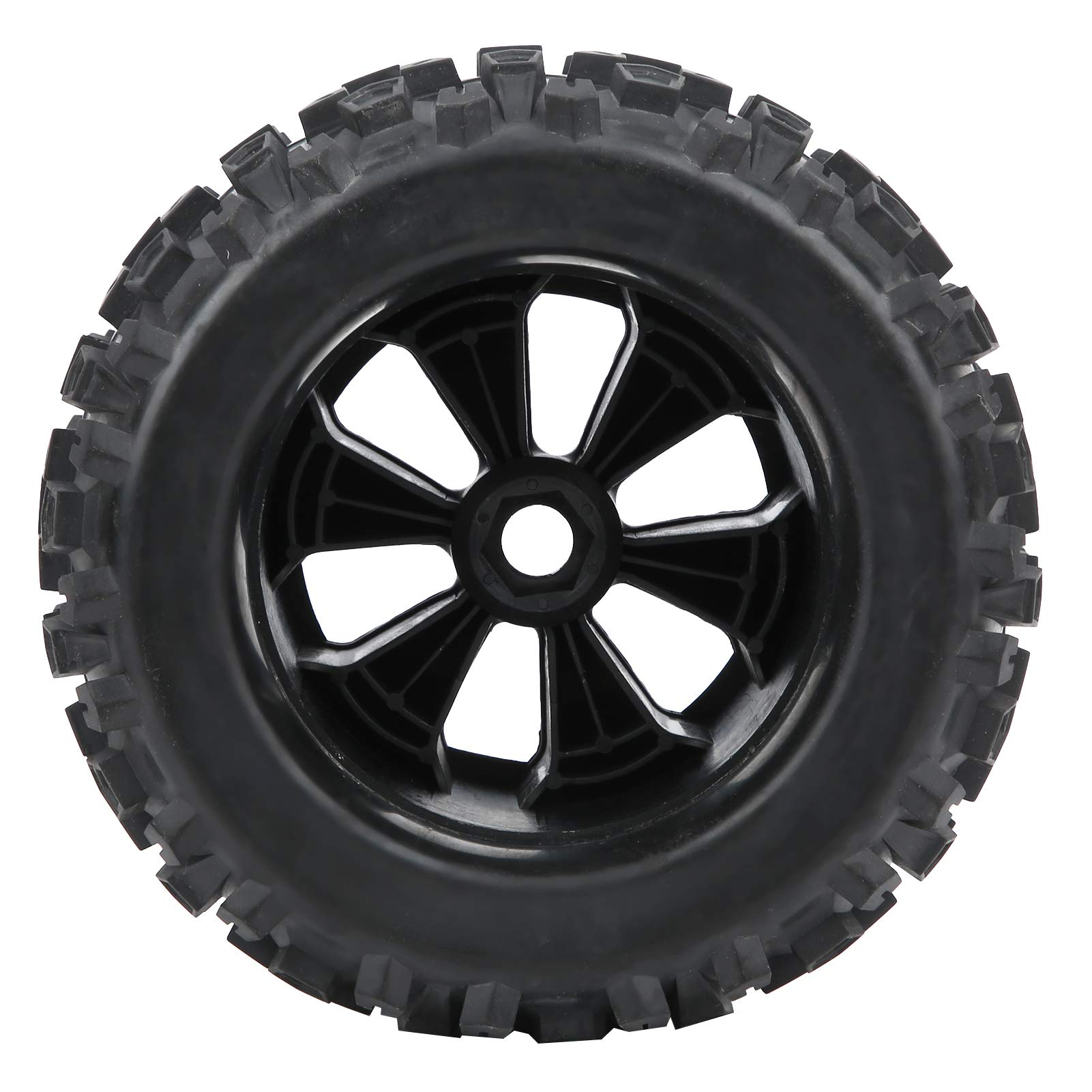 1/8 RC Car Wheels Opony, RC Car Opony Łatwe i wygodne Solidne i praktyczne RC Gumowe opony do opon samochodowych do ZD Racing 1/8 Remote Control Car